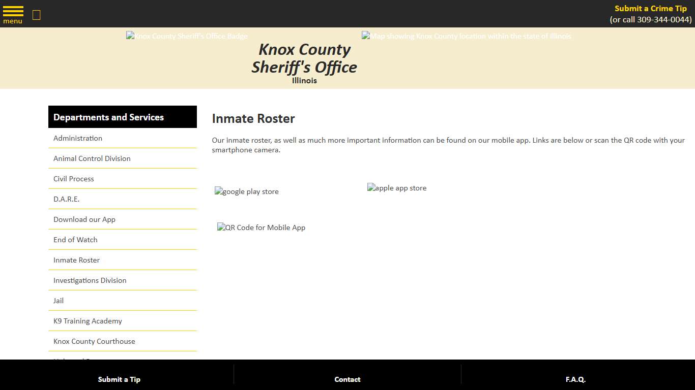 Inmate Roster | Knox County Sheriff IL
